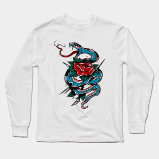 Snake & Rose Long Sleeve T-Shirt